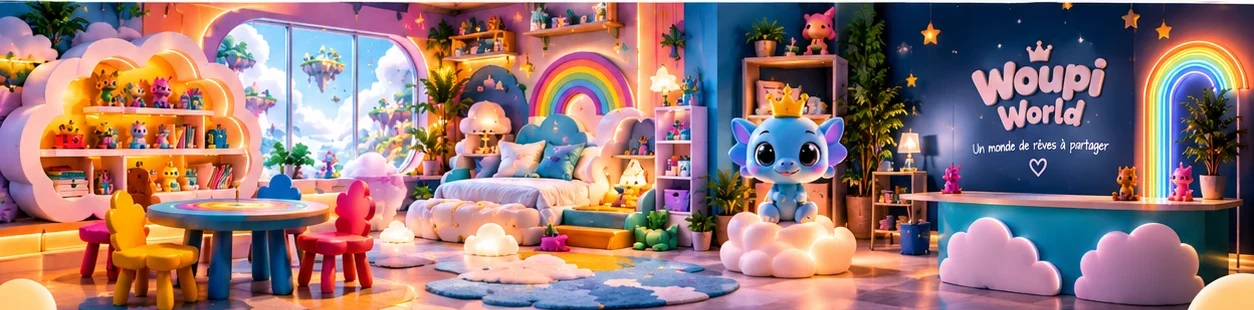 Une chambre d'enfant décorée façon Woupi World